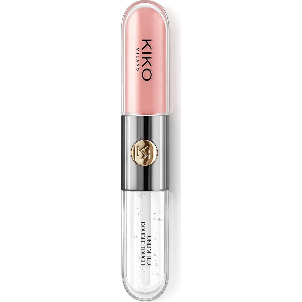 Labial Líquido Kiko Milano Unlimited Double Touch 101 Rosa Suave