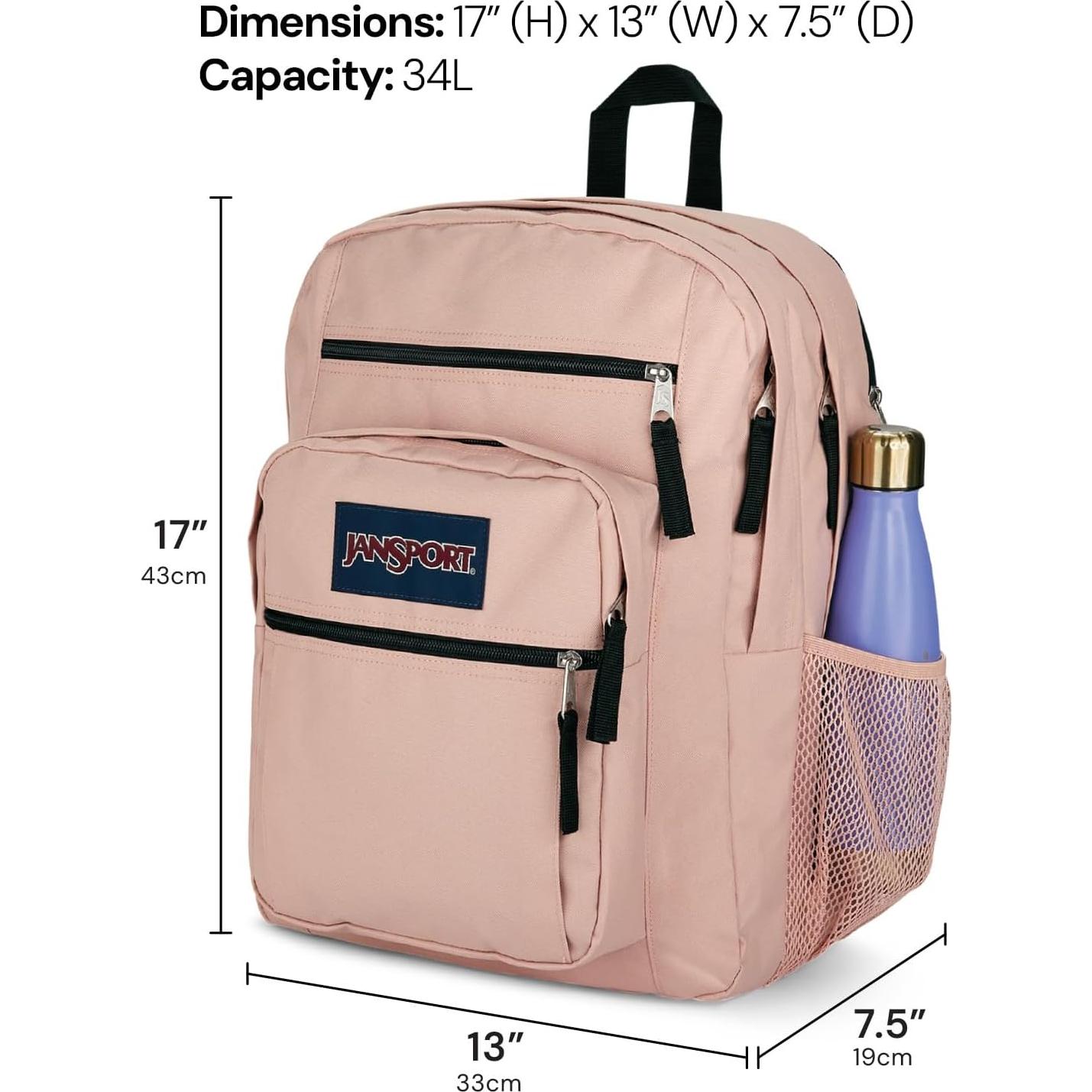 Mochila para Laptop JanSport Big Student 15" Rojo Multi Días