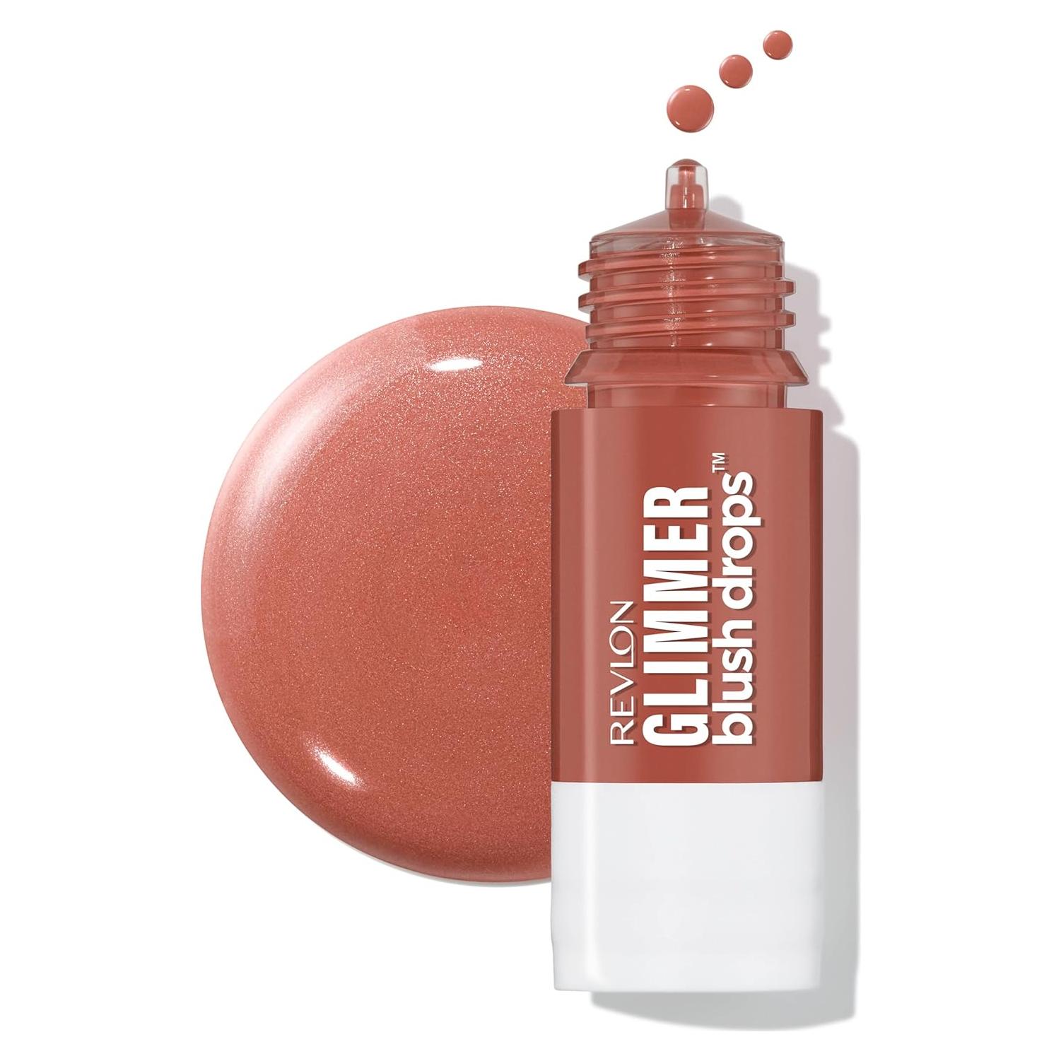 Rubor Líquido Revlon Glimmer 101 Coralicious 9.46 ml