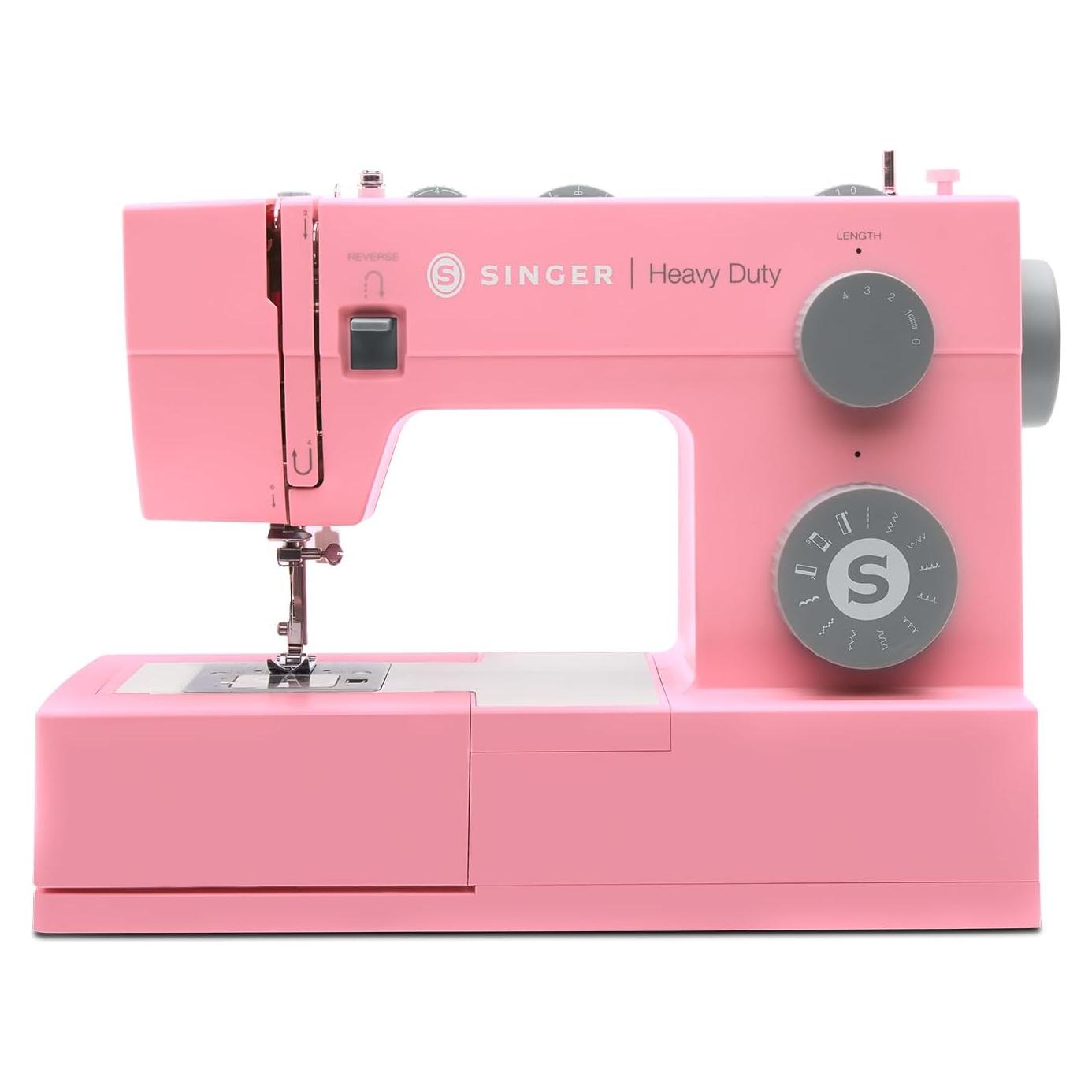 Máquina de Coser SINGER 4411 Pesada Rosa 69 Puntadas LED