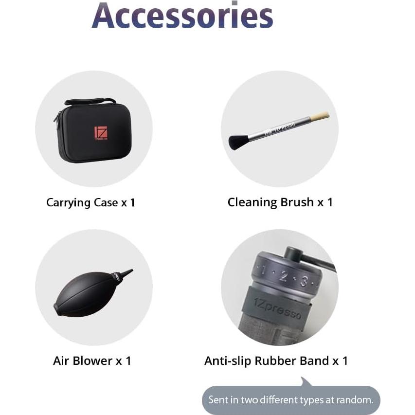 Molinillo de Café Manual 1Zpresso K-Ultra Gris Hierro