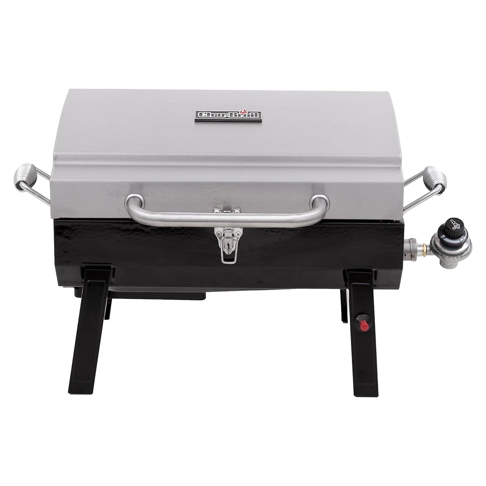 Parrilla de Gas Portátil Char-Broil 1 Quemador Acero Inoxidable