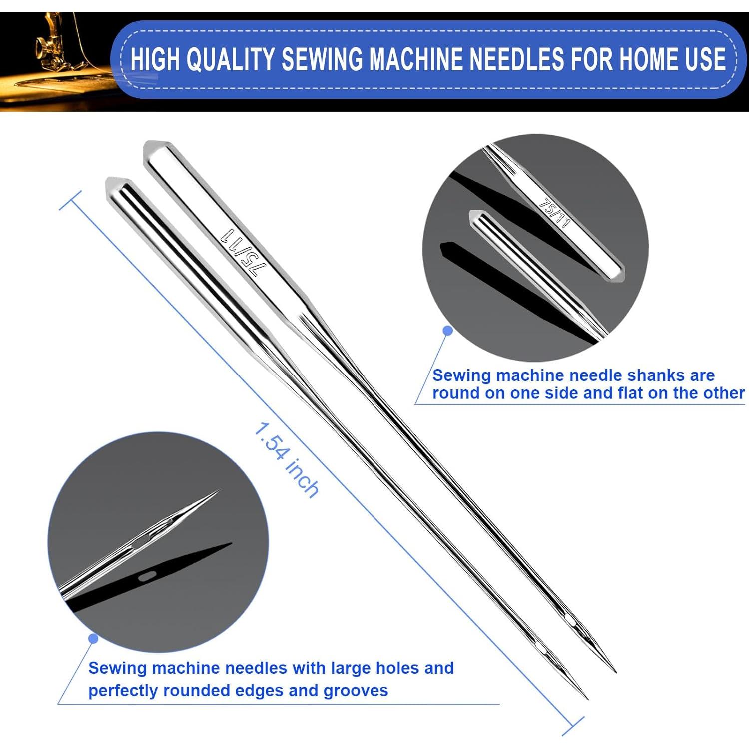 Conjunto de 100 Agujas de Máquina de Coser SEWPASAM HAX1