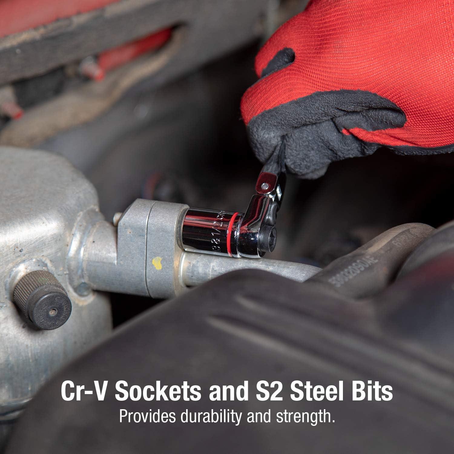 Juego de Enchufes Sunex 9732 44 Piezas 1/4" Doble Cabeza