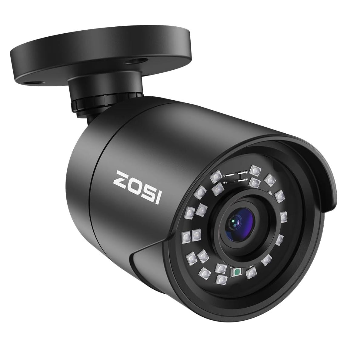 Cámara de Seguridad ZOSI 2MP 1080p HD Bullet IP66 Visión Nocturna