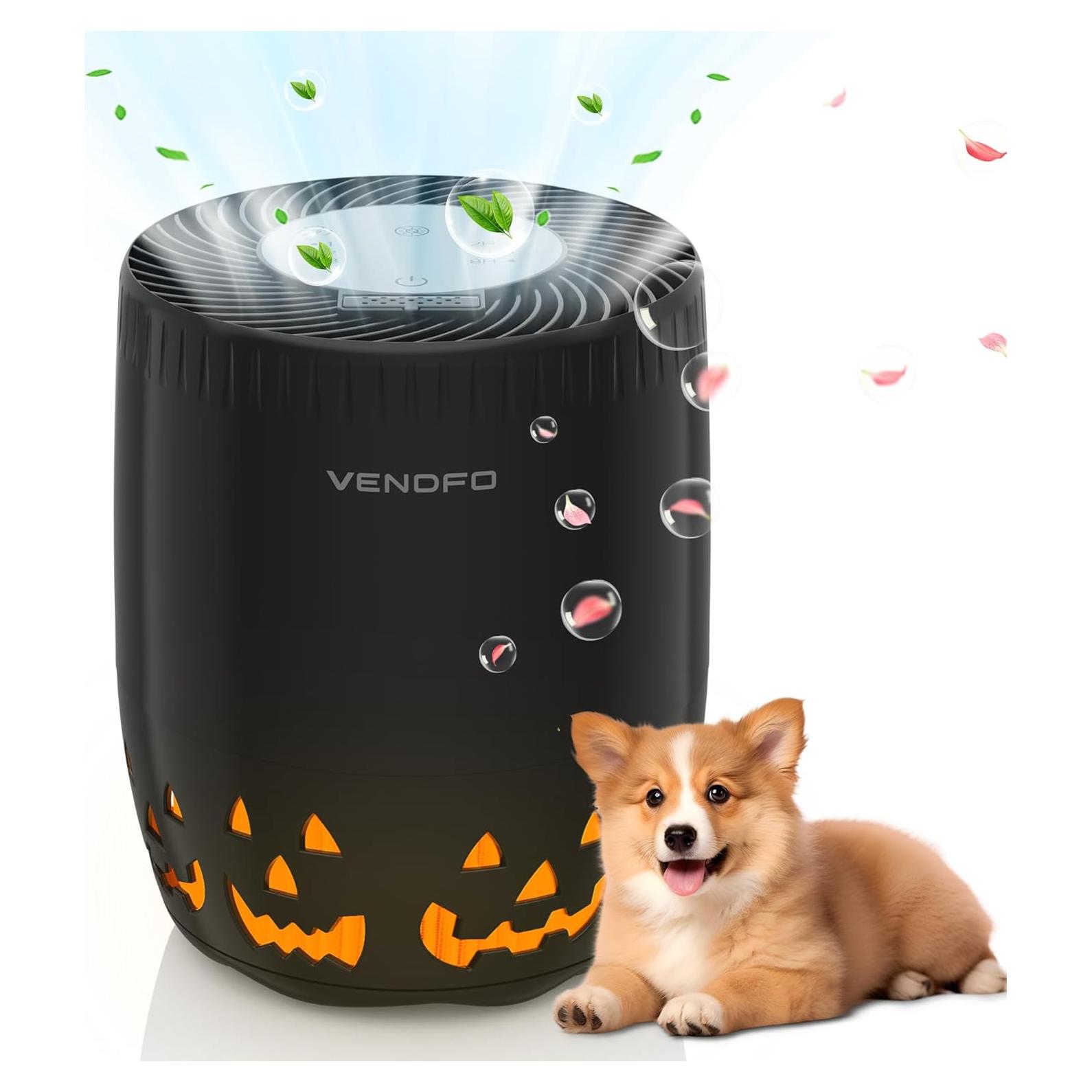 Purificador de Aire VENDFO MB-046 HEPA 100 m² Silencioso Negro