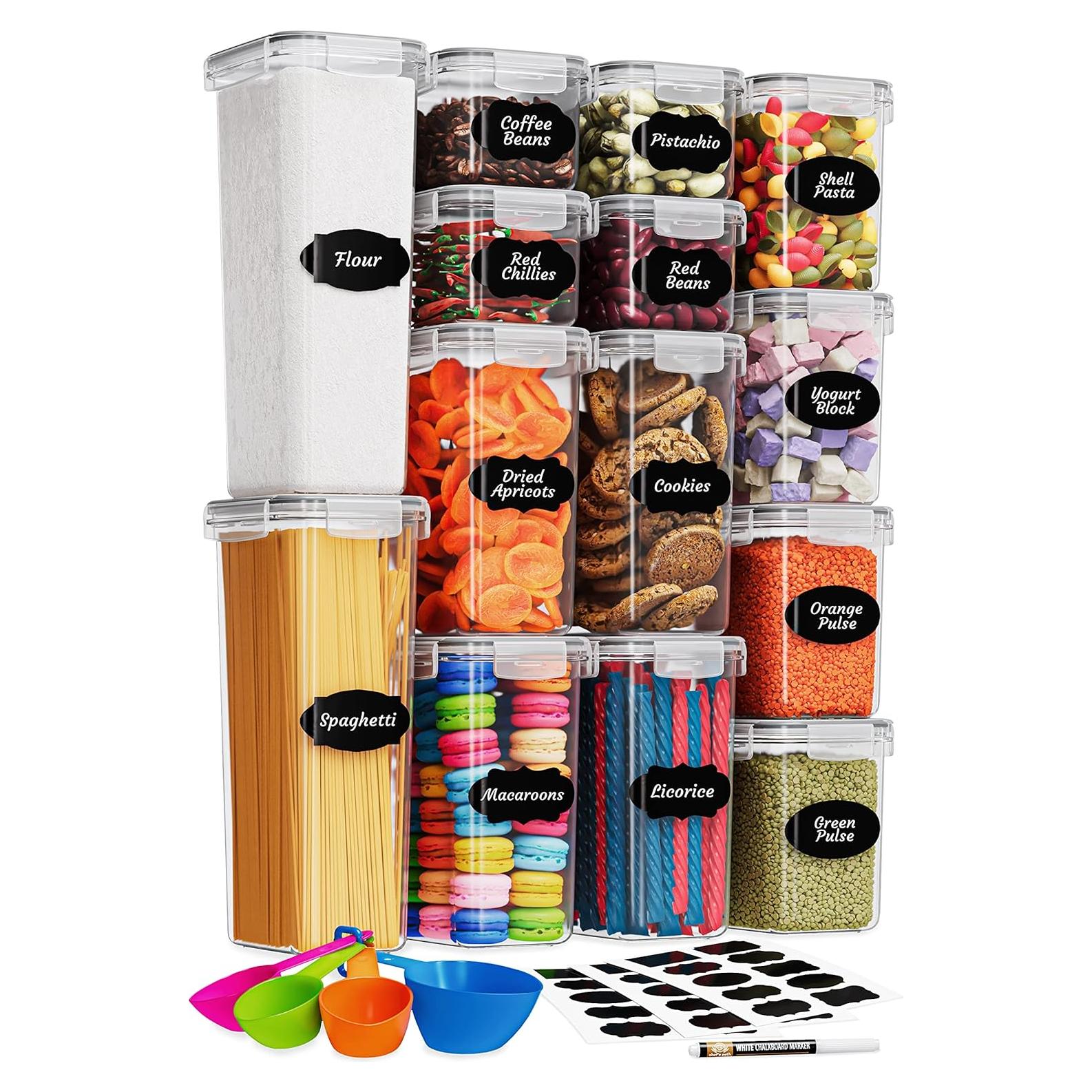 Set de 14 Contenedores de Alimentos Chef's Path - Herméticos y Apilables