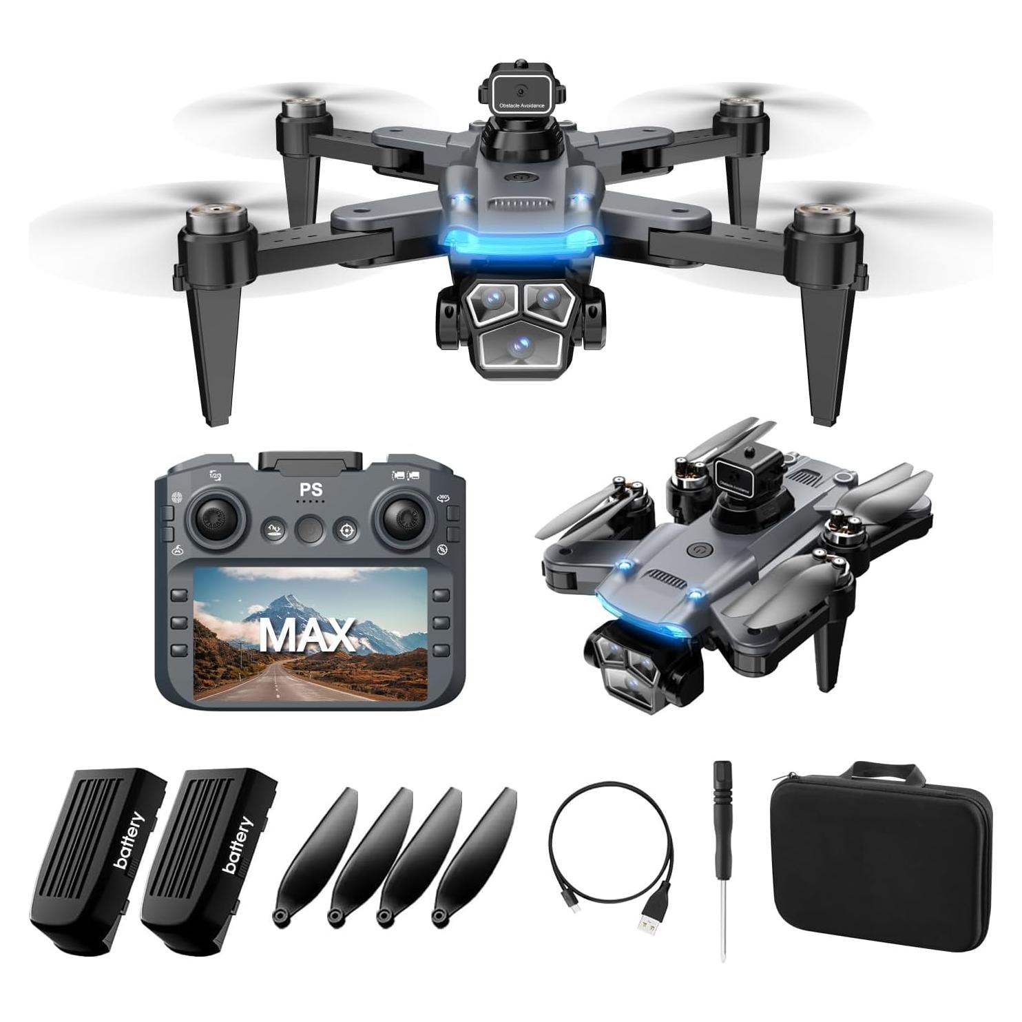 Dron mcokoe S166 con cámara HD 4K y control remoto, plegable