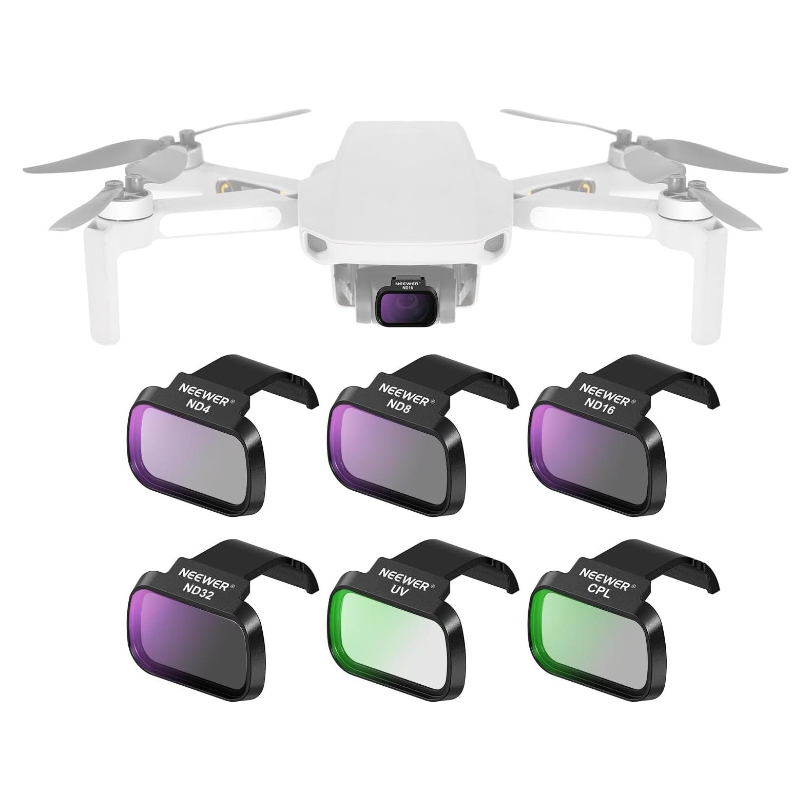 Set de Filtros ND 6 Piezas NEEWER para Drones DJI Mini 4K