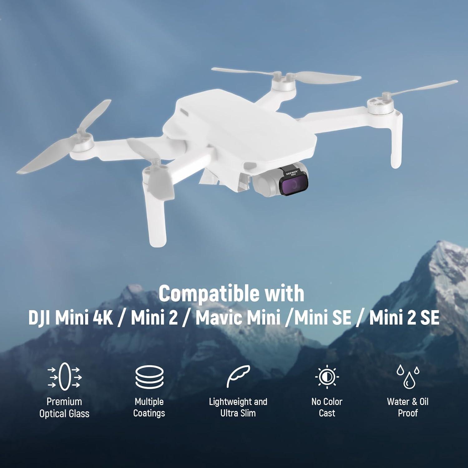 Set de Filtros ND 6 Piezas NEEWER para Drones DJI Mini 4K