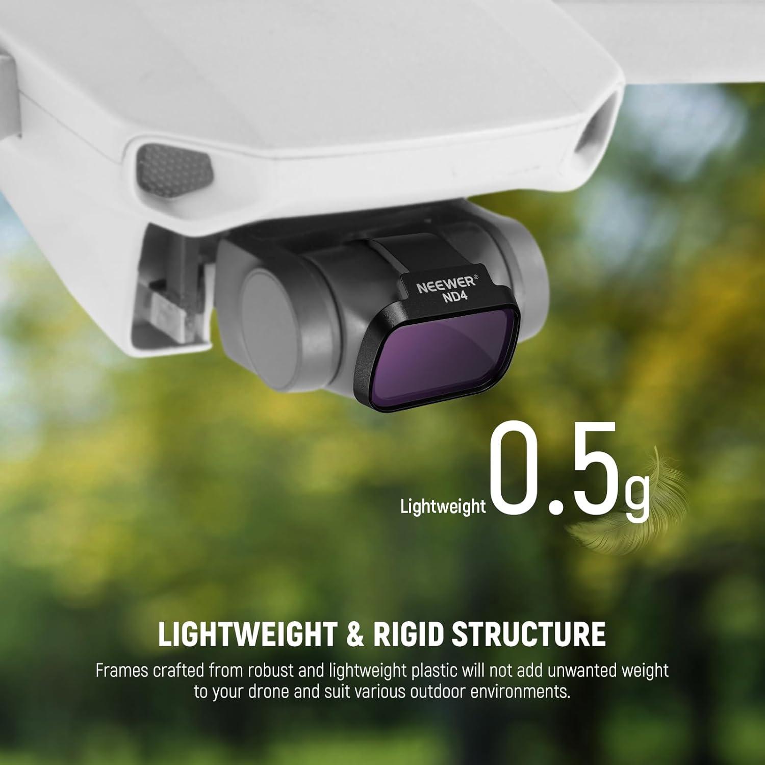 Set de Filtros ND 6 Piezas NEEWER para Drones DJI Mini 4K