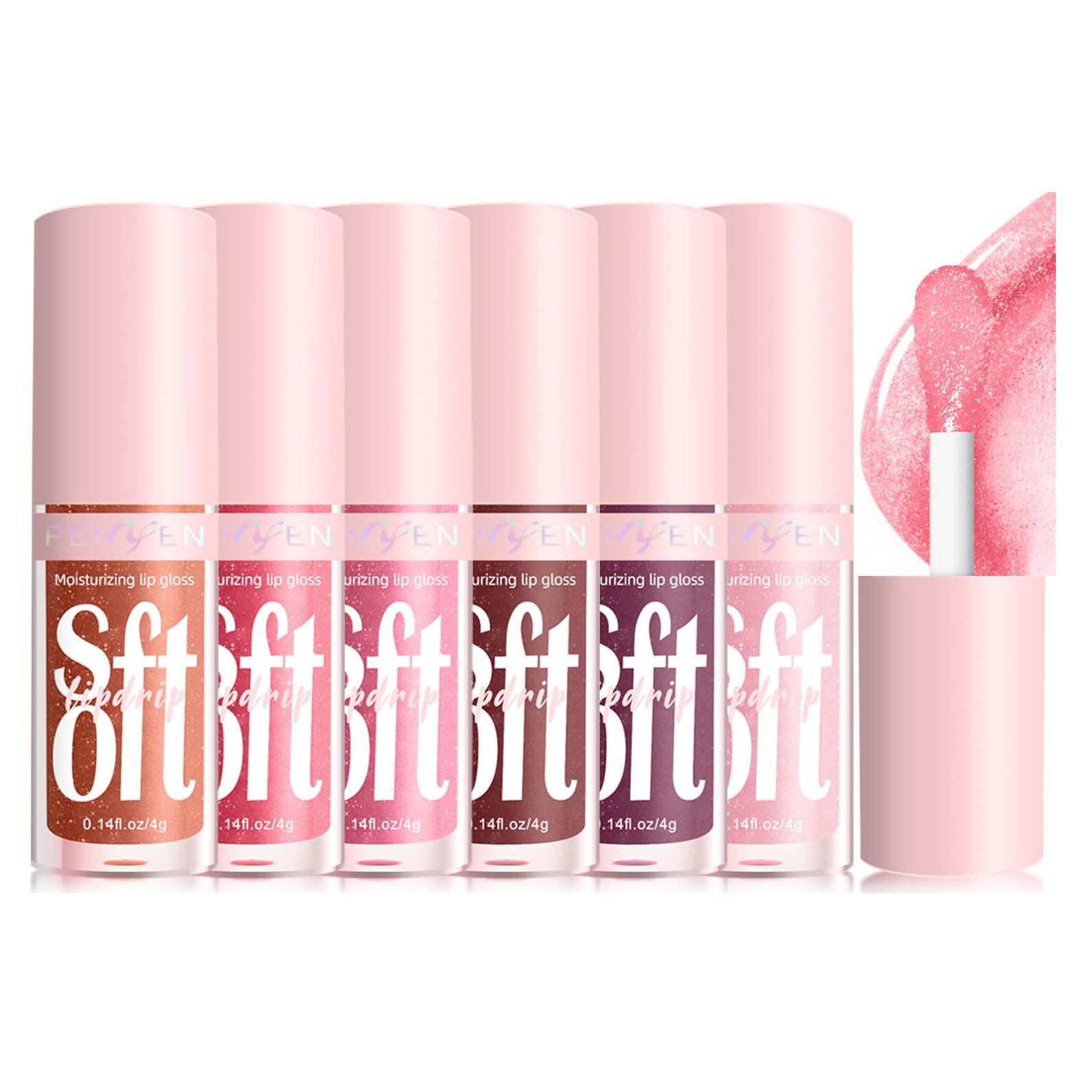 Set de 6 Aceites Hidratantes para Labios LemonSac - Brillo y Suavidad