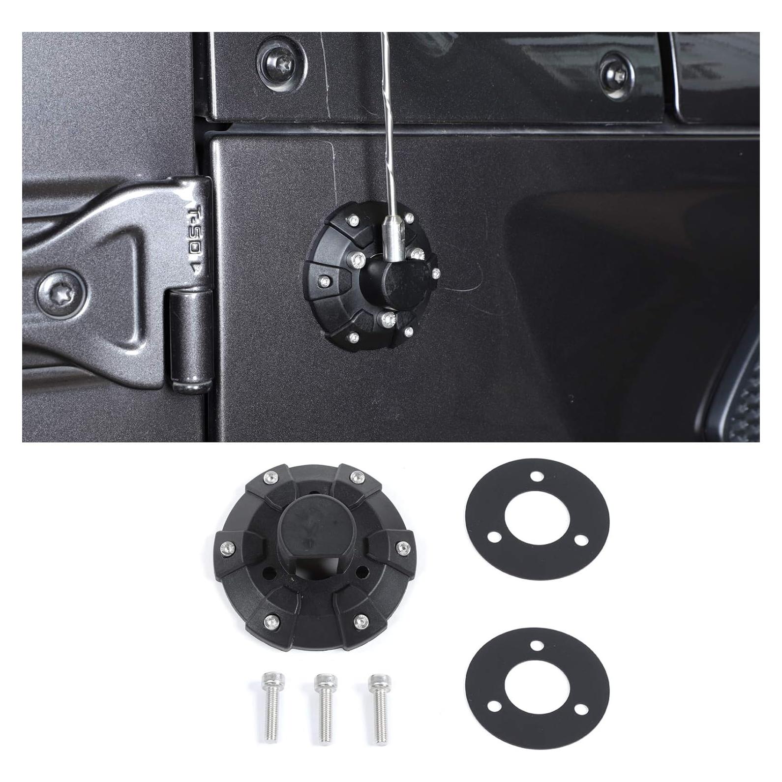 Cubierta de Base de Antena Voodonala para Jeep Wrangler 2007-2025