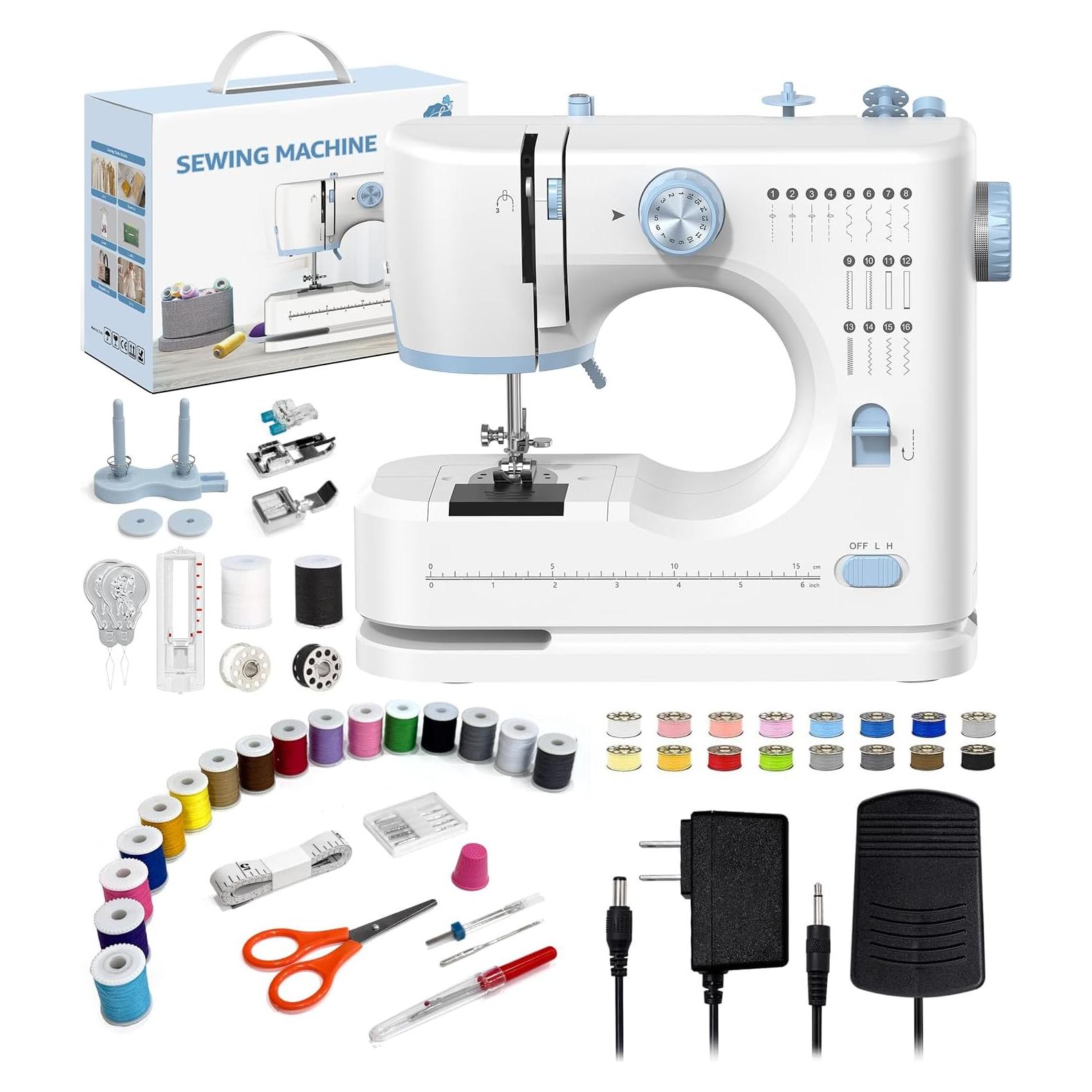 Máquina de Coser SEDNEE FHSM-520 16 Puntos Portátil Azul