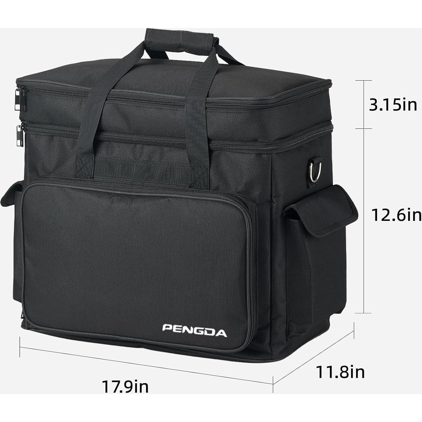 Funda de Máquina de Coser PENGDA 2 Capas con Correa Ajustable