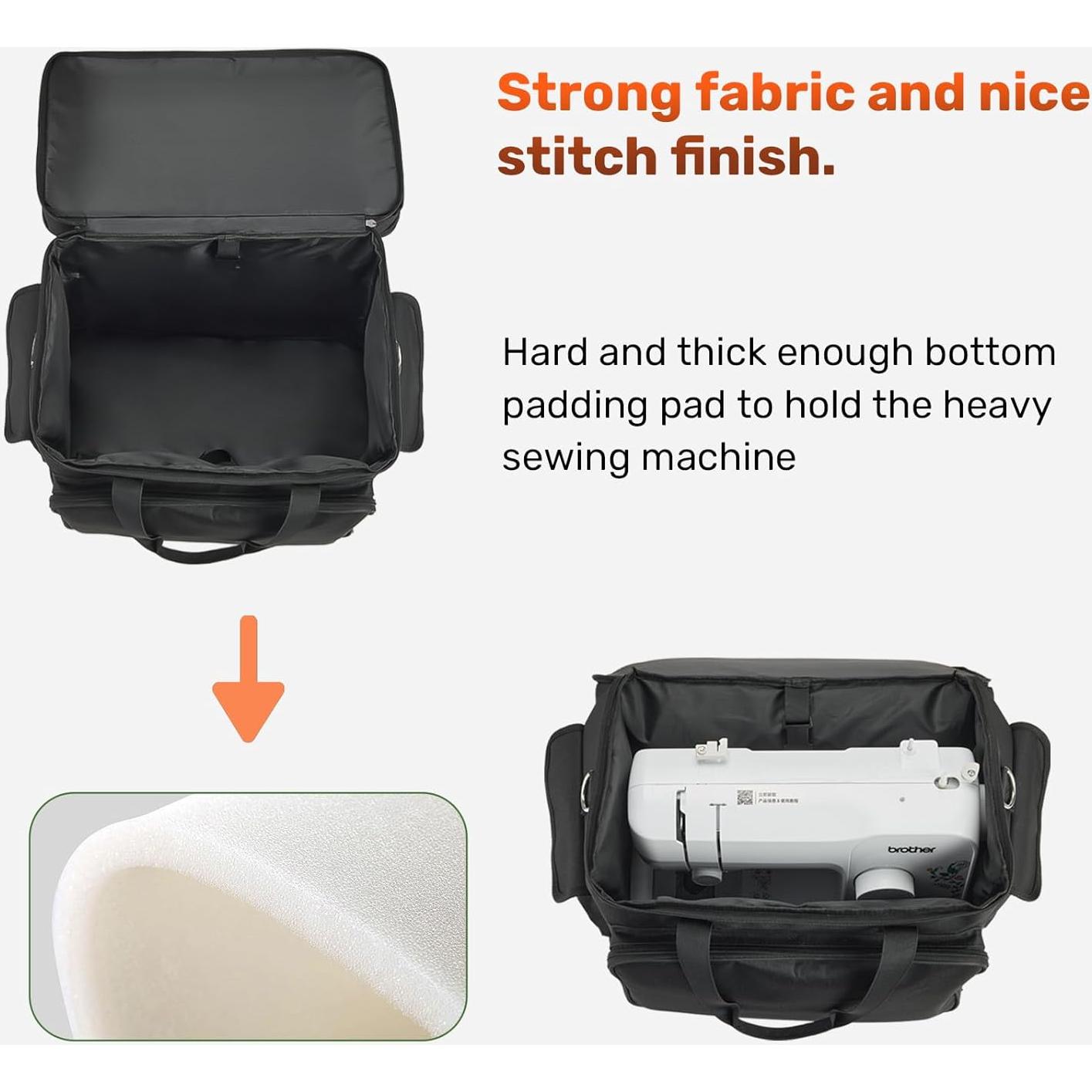 Funda de Máquina de Coser PENGDA 2 Capas con Correa Ajustable