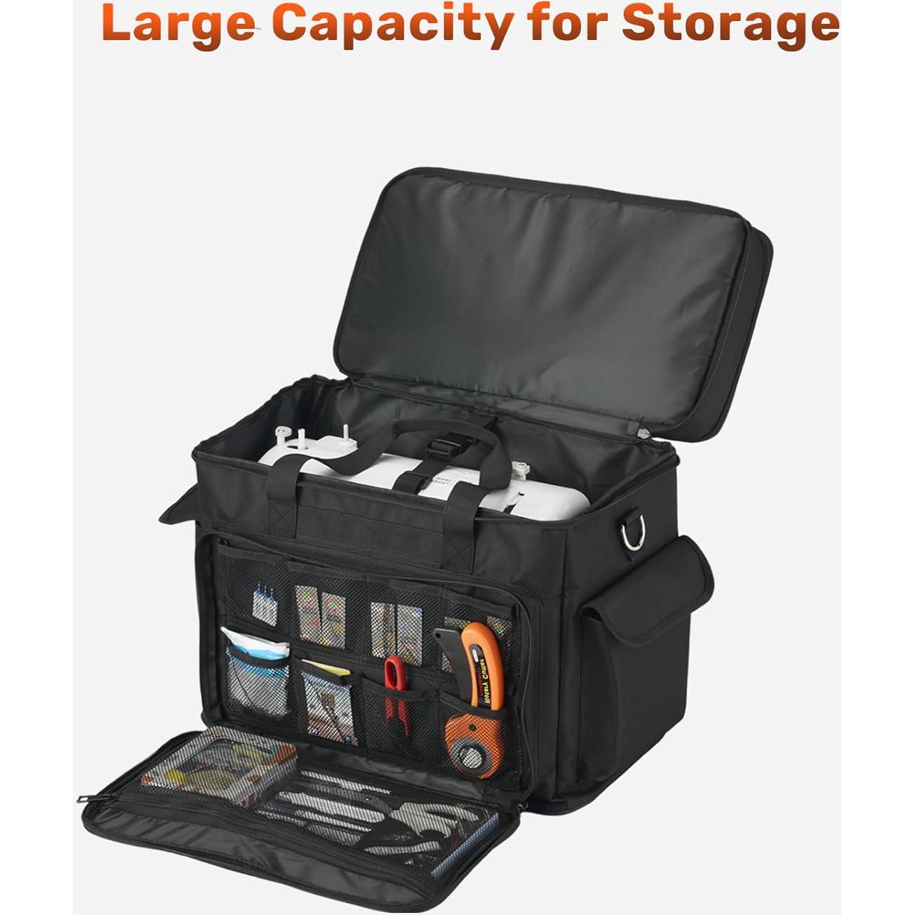 Funda de Máquina de Coser PENGDA 2 Capas con Correa Ajustable