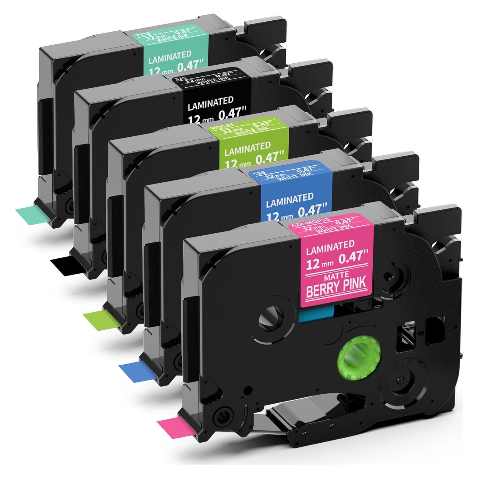 Cintas de Etiquetado Label KINGDOM 12mm para Brother P-Touch