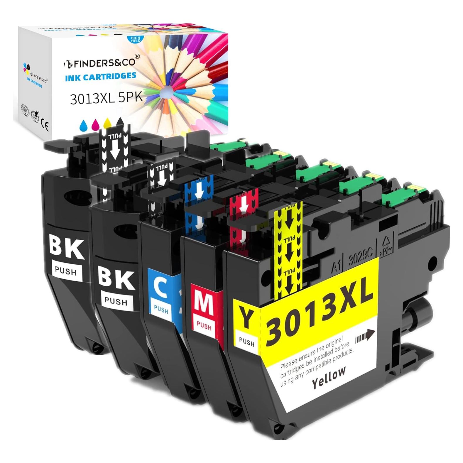 Cartuchos de tinta F FINDERS&CO LC3013 para Brother MFC-J491DW