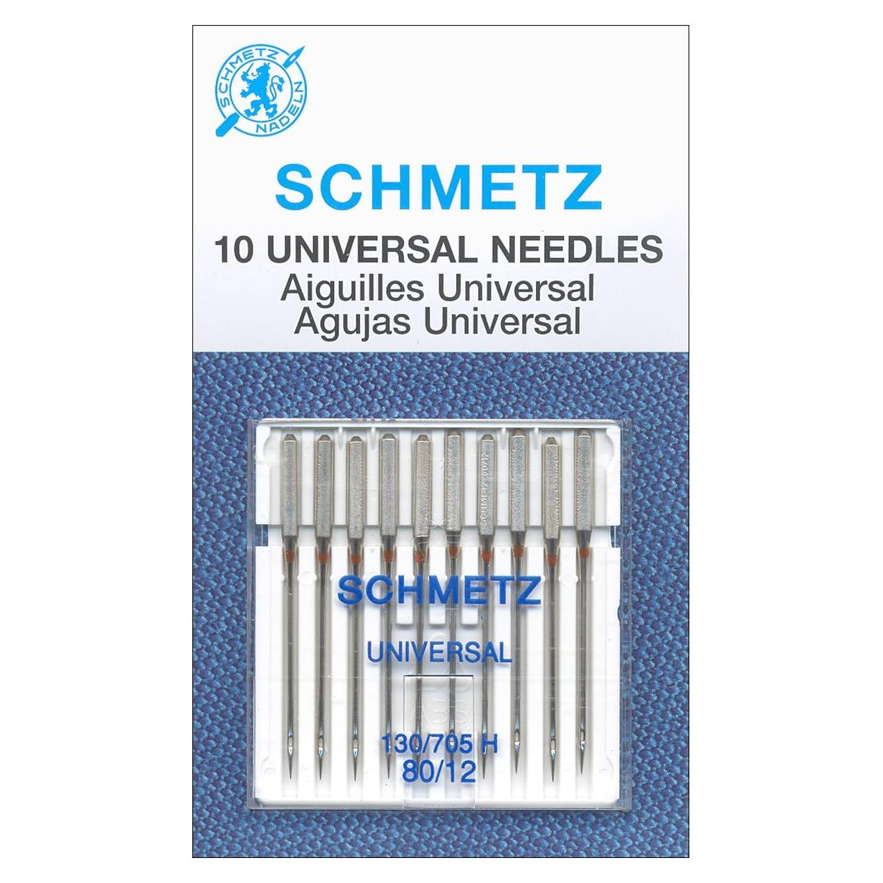 Agujas de Máquina Universales Schmetz 80/12 - 10 Unidades