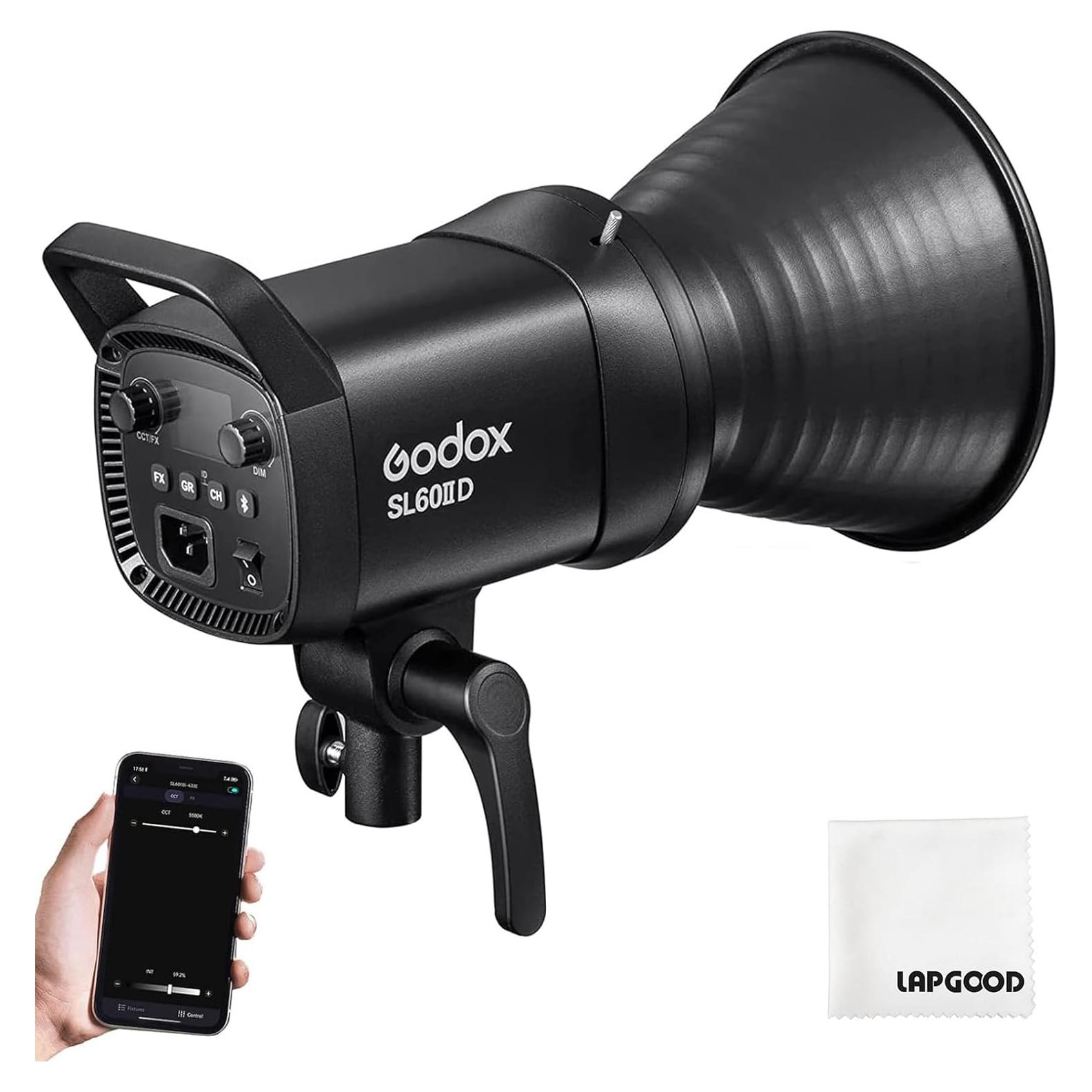 Luz Continua Godox SL60IID 70W 18600Lux 5600K LED con Efectos