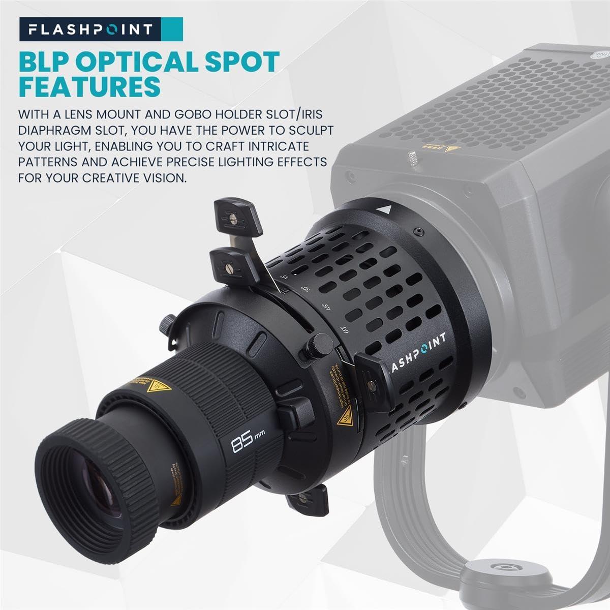 Punto Óptico BLP Flashpoint Montaje Bowens 85mm 3.5kg