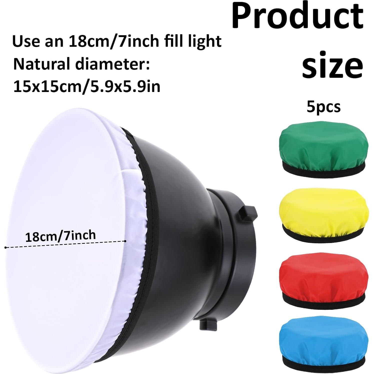 5 Fundas de Lámpara Difusora Estándar 18cm Larrel - Colores