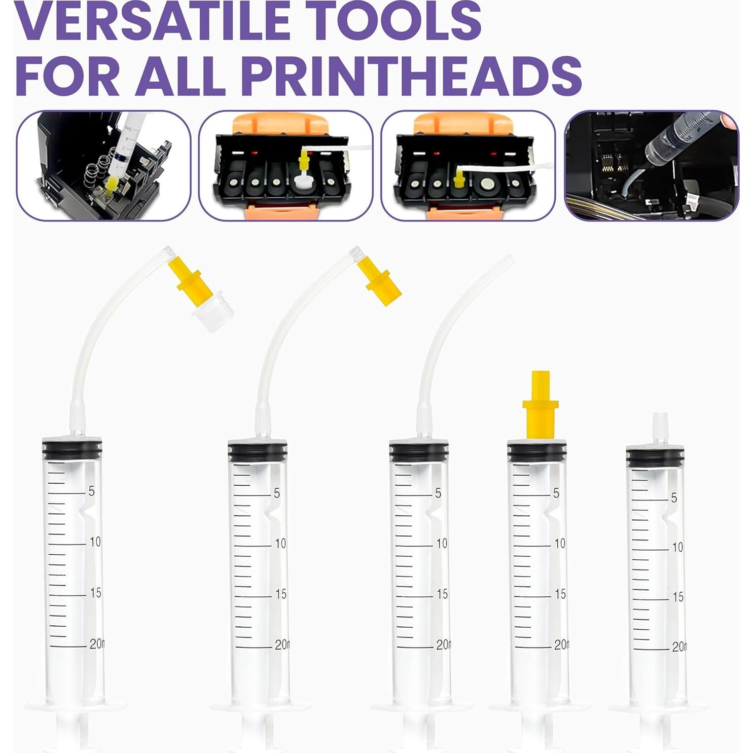 Kit de Limpieza de Impresoras Epson HP Brother 20ml