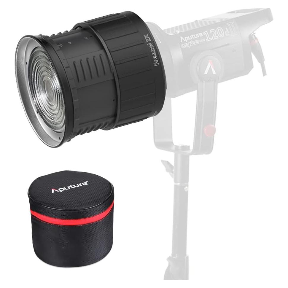 Fresnel 2X Aputure para luces Bowen-S, ajuste 12° a 40°