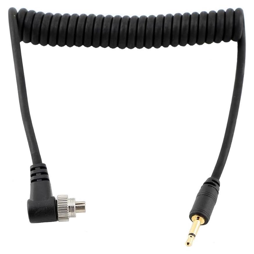 Cable de Sincronización PC 2.5mm Keabroir 1m para Flash DSLR