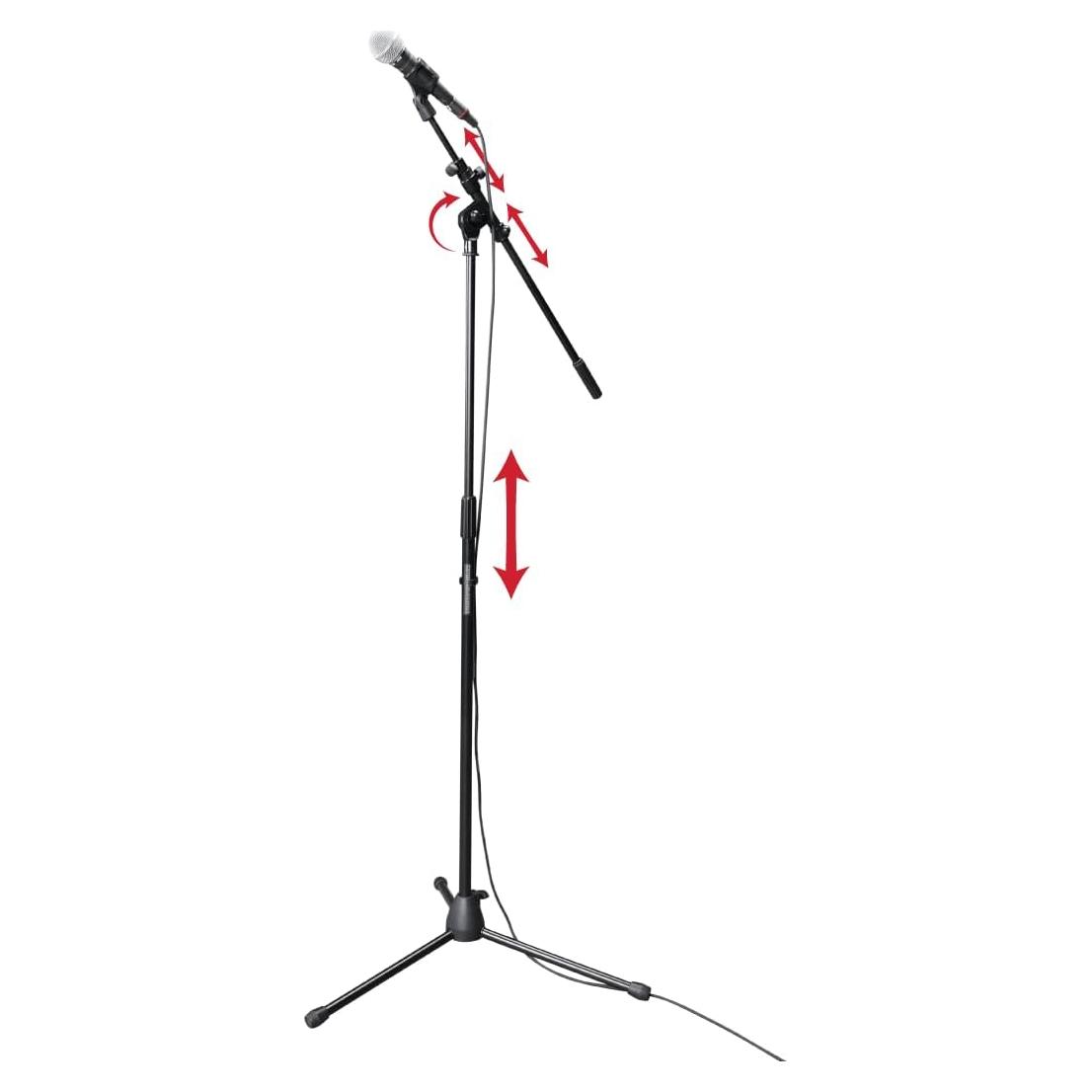 Soporte de Micrófono Trípode Rok-It RI-MIC-520 Ajustable 80-156 cm