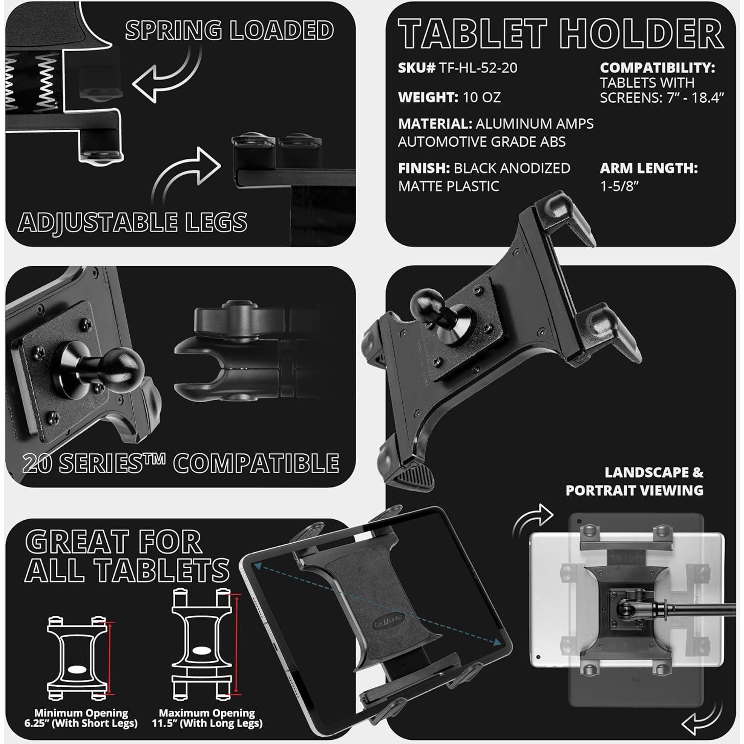 Soporte para Tableta Tackform MS100-TAB Antideslizante 371g