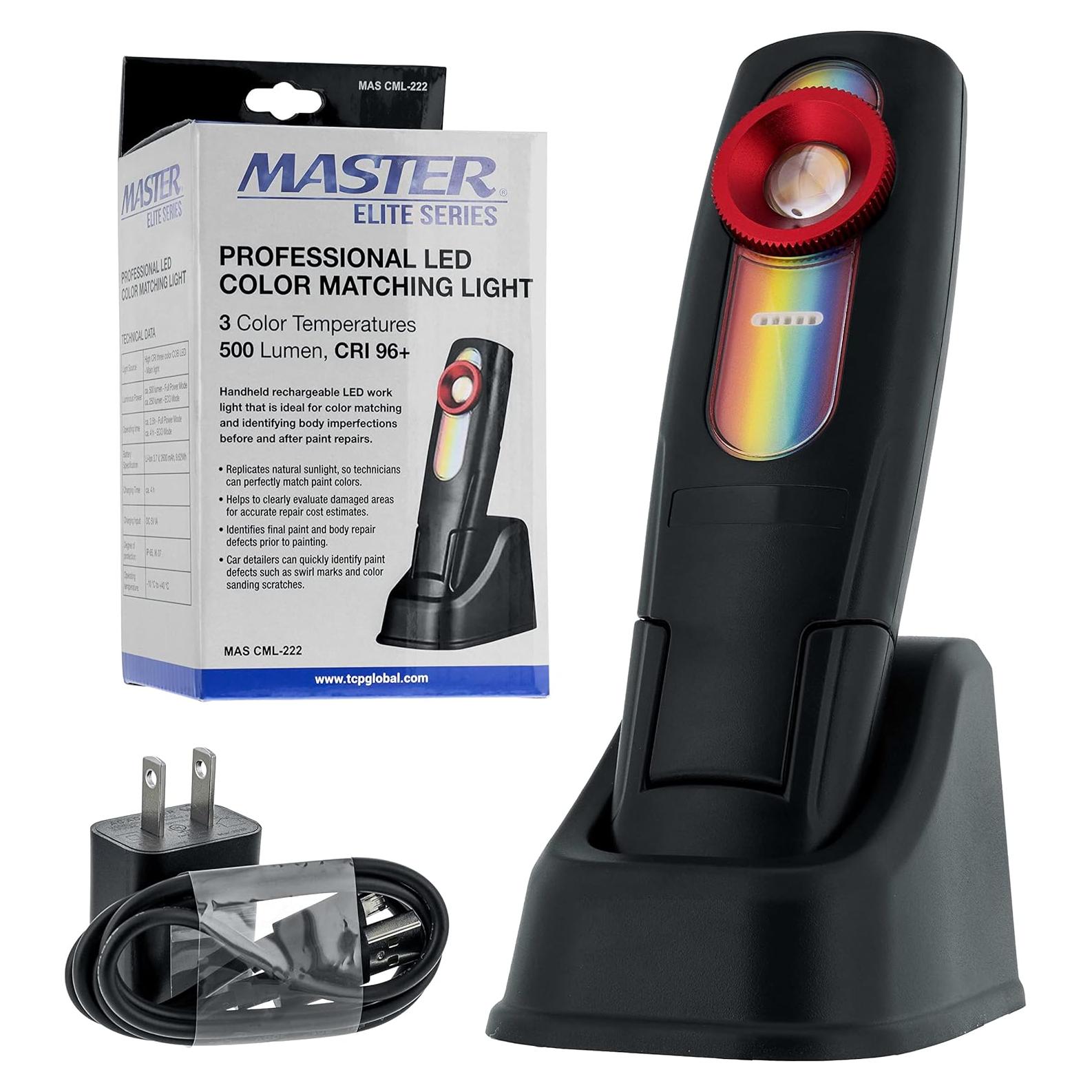 Luz de coincidencia de color LED Master Elite 500 Lúmenes