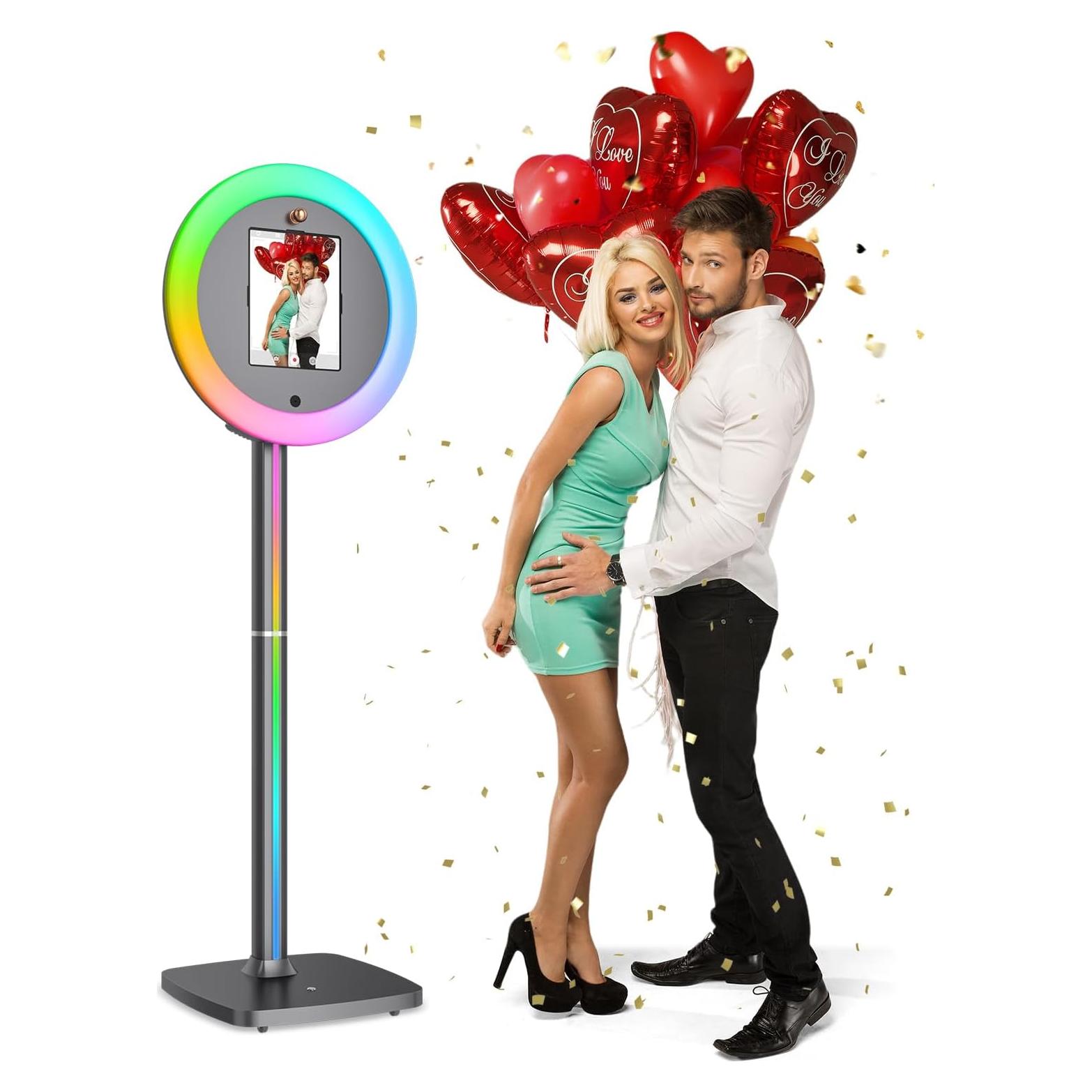 Cabina de Fotos Portátil iHorse Racing con Luz RGB 55.88 cm