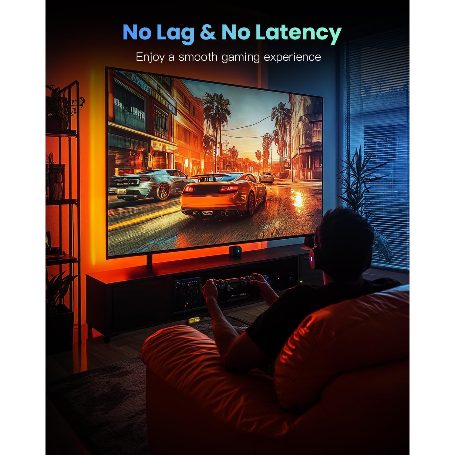 Cable Ethernet Cat 8 BUSOHE 0.3 M Alta Velocidad 40Gbps