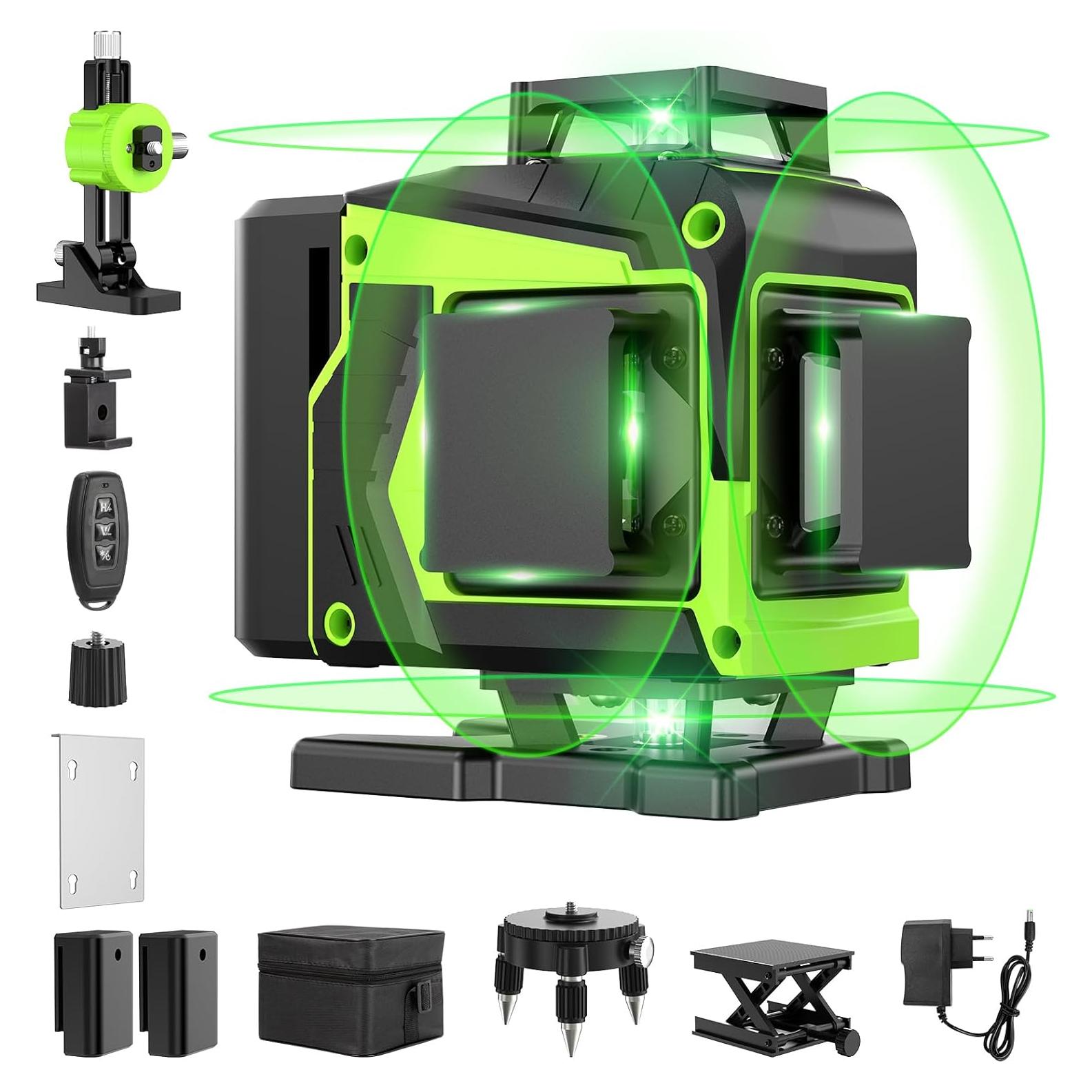 Nivel láser 4D MBYULO 16 líneas 360° auto nivelante