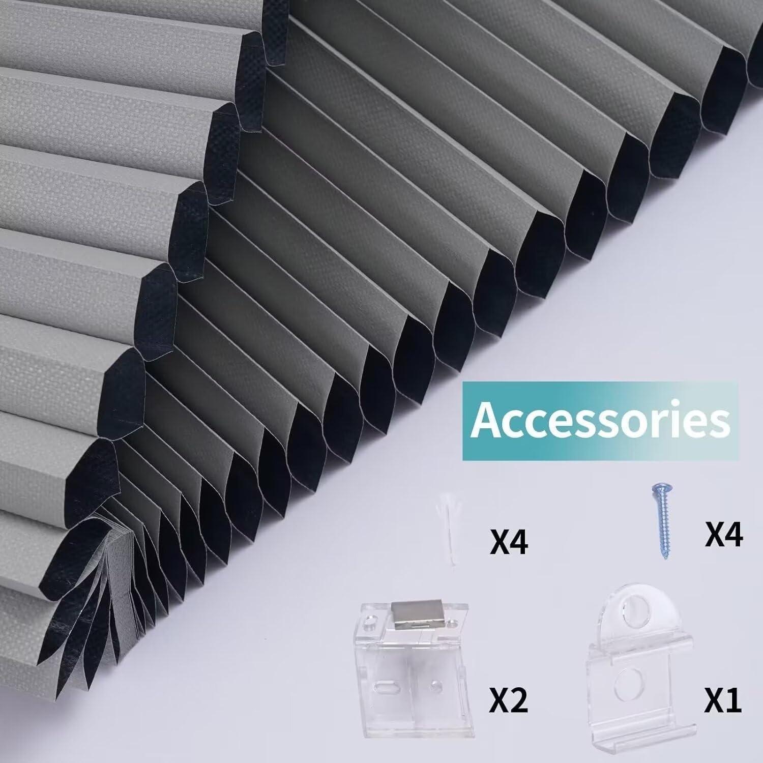 Cortinas Celulares Blackout MYshade 149.86x182.88 cm Gris