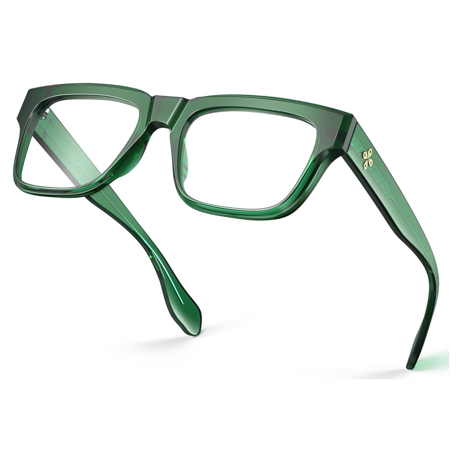 Gafas de Bloqueo de Luz Azul VISOONE TR90 Verde Albahaca