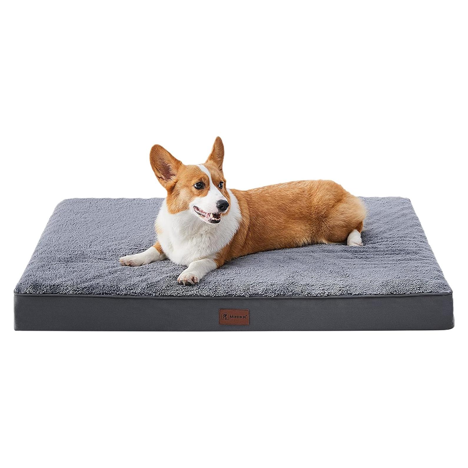 Cama Ortopédica para Perros MIHIKK 58.4x43.2cm Gris Impermeable