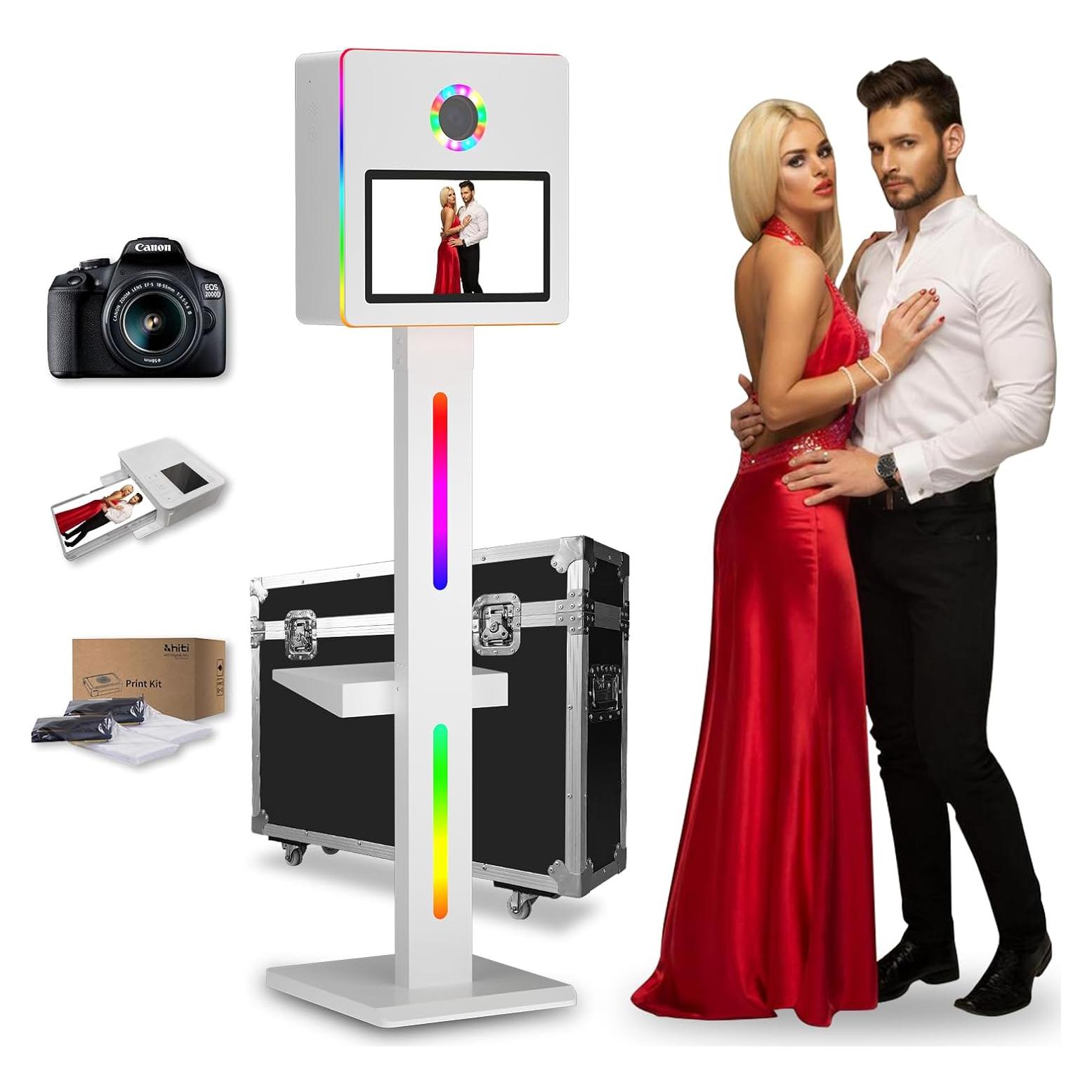 Cabina de Fotos DSLR Enwozp 15.6" con Pantalla Táctil y APP