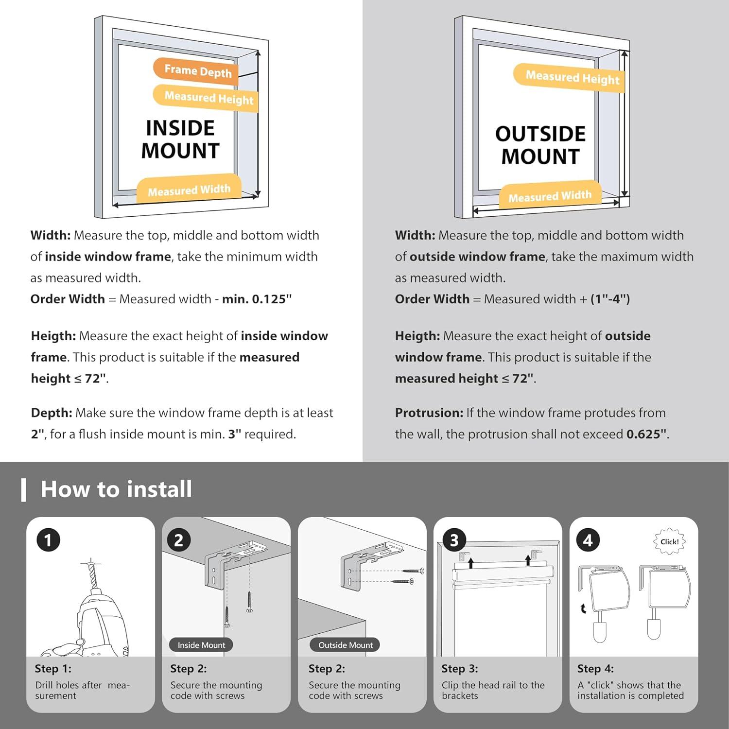 Cortina Zebra Sin Cuerda LazBlinds 56x183 cm Marrón