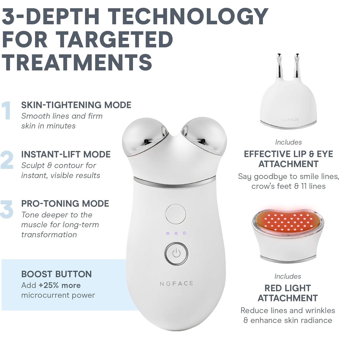 Dispositivo Facial Microcorriente NuFACE TRINITY+ Reafirmante