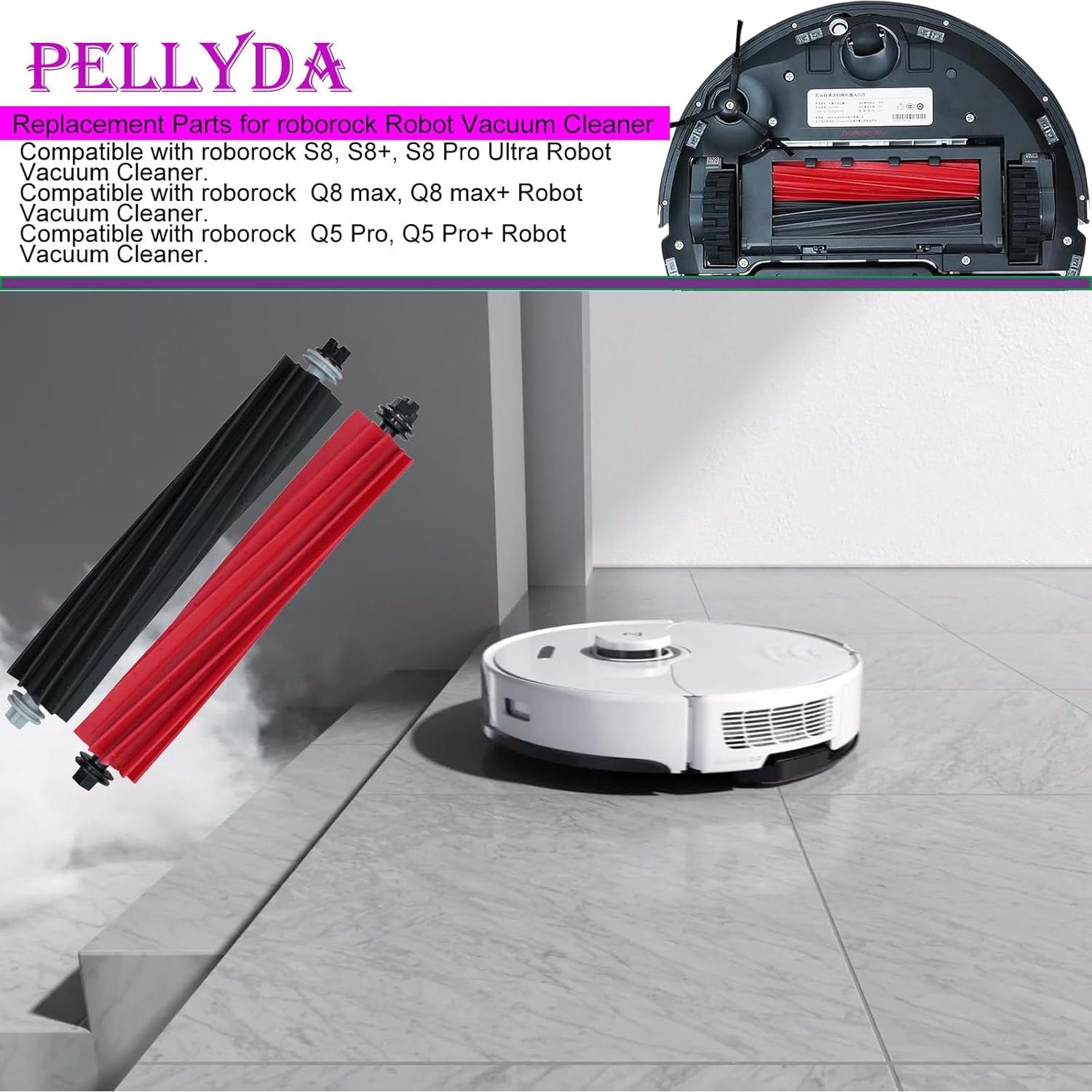 Reemplazo Cepillo Principal Doble PELLYDA para Roborock S8