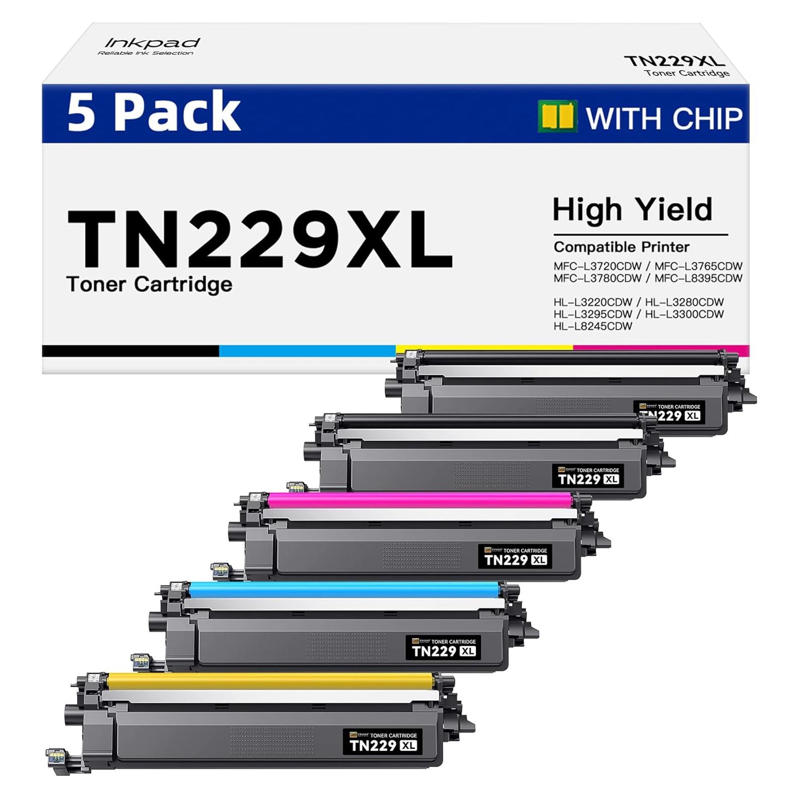 Cartuchos de Tóner Compatible iNKPAD TN229XL para Brother