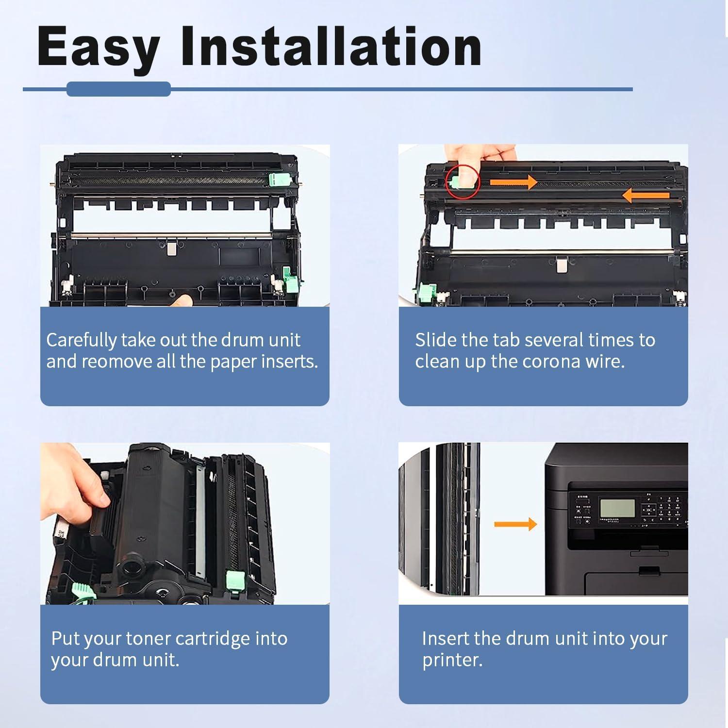 Unidad de tambor DR730 compatible Ubinki 2-pack para Brother