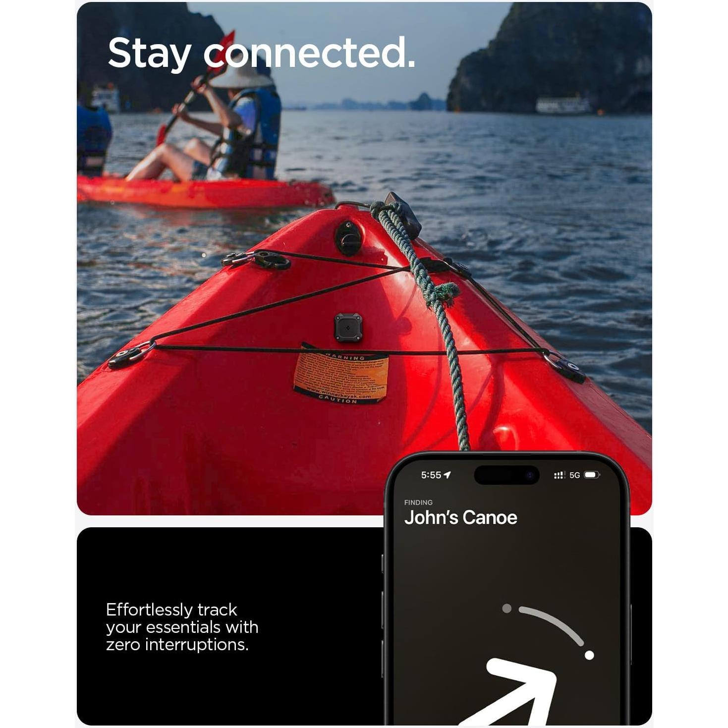 Funda Impermeable Spigen Tough Armor para AirTag - Negro