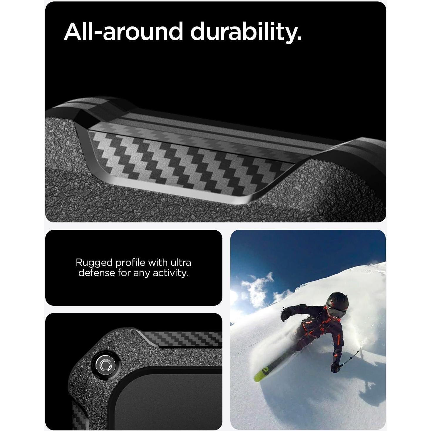 Funda Impermeable Spigen Tough Armor para AirTag - Negro