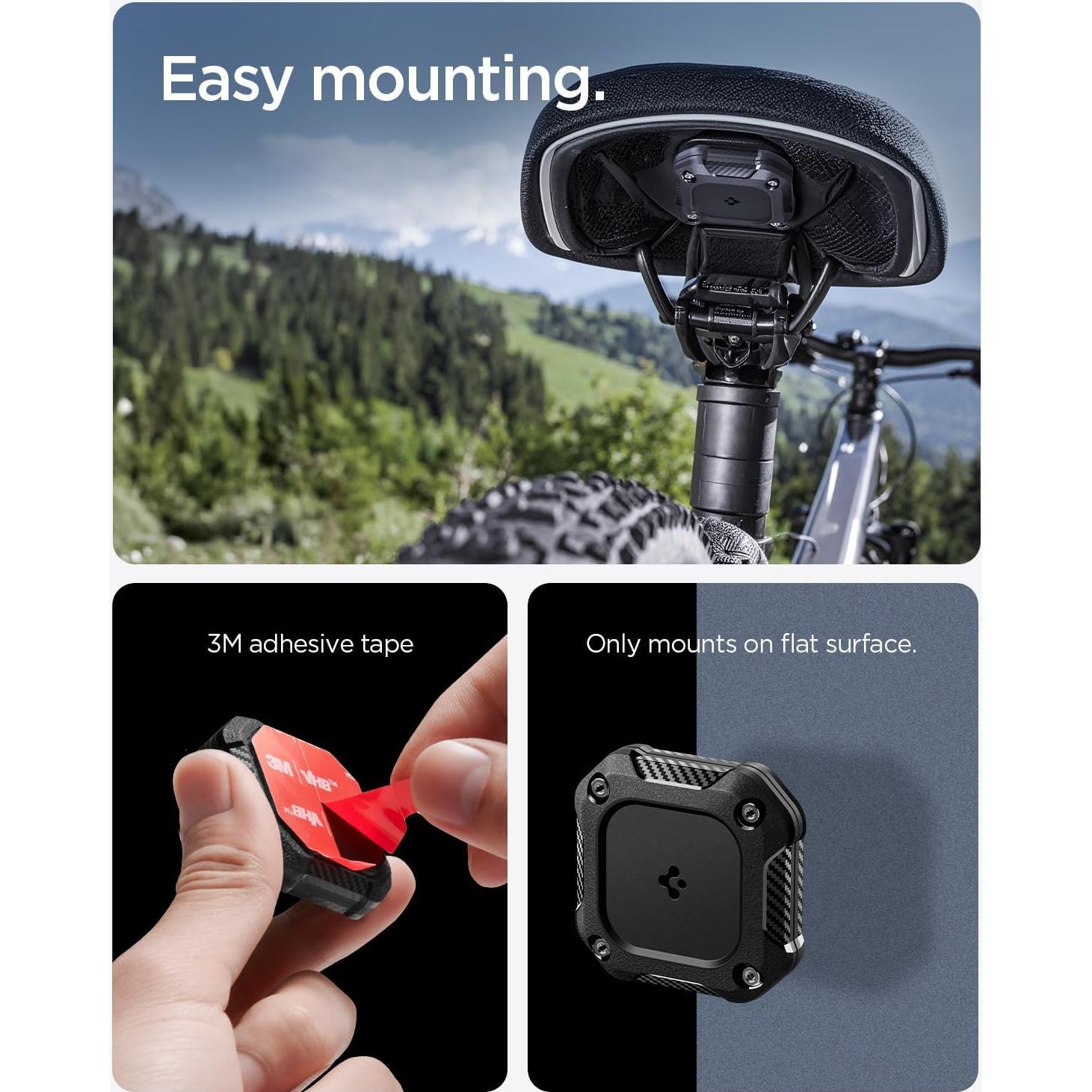 Funda Impermeable Spigen Tough Armor para AirTag - Negro