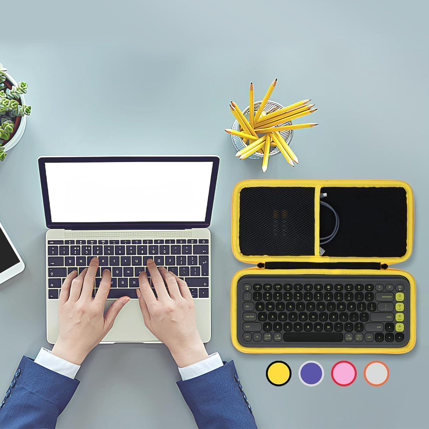 Funda de Almacenamiento Lebakort para Teclado Logitech POP ICON