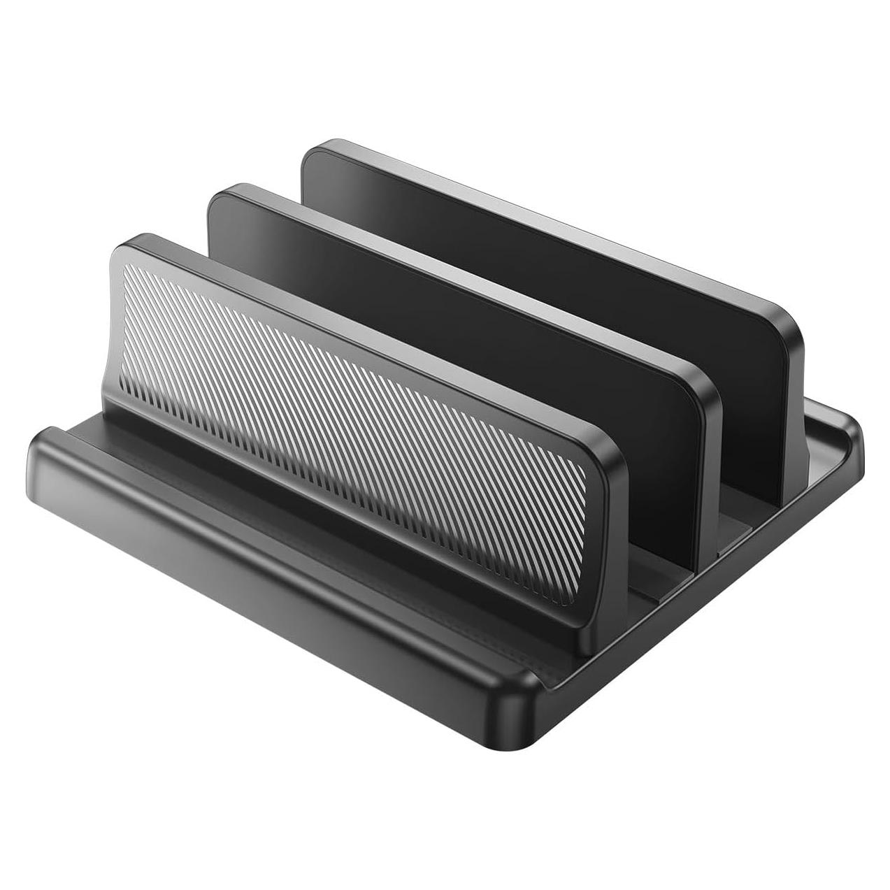 Soporte Vertical para Laptop EAXBUX 4 en 1 Ajustable Negro